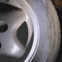 Cerchi in lega con gomme golf mk1 1980