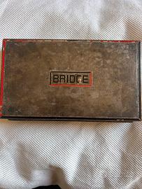 Scatola da Bridge Art Déco anni '30 argento 935