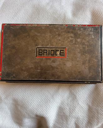 Scatola da Bridge Art Déco anni '30 argento 935