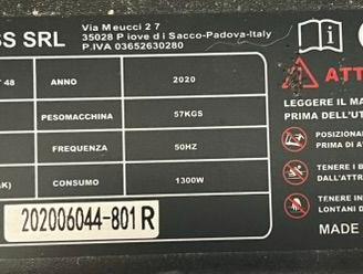 Tapis Roulant JK Fitness Supercompact 48 - Rosso