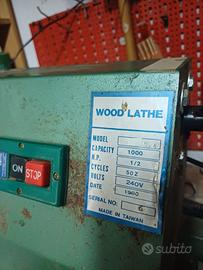 Tornio per legno 1000 mm - Made in Taiwan - Funzio