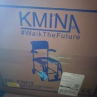 Sedia a rotelle per i bisogni/ doccia/ wc