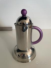 Caffettiera Inoxpran Orchidea  vintage anni 80