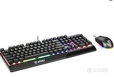 KIT MOUSE TASTIERA MSI RGB