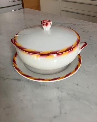 Zuppiera ceramica Galvani vintage