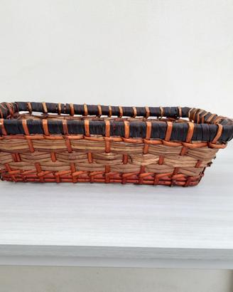 Cesta in  Vimini  Multiuso Porta  utensili Picnic