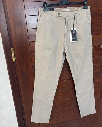 Pantaloni Guess uomo beige nuovi tg 44/46
