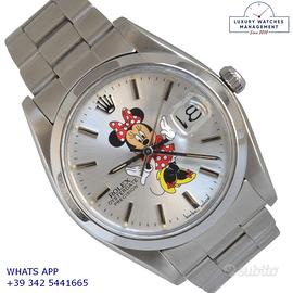 ROLEX Oysterdate 6694 Minnie print dial 1981