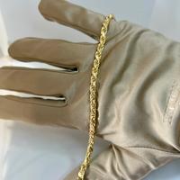 Bracciale corda placcato in oro