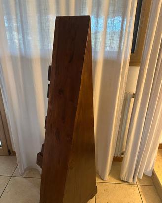 Mobile a piramide in legno massiccio