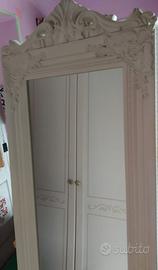 Specchio da terra Kare Shabby Chic Bianco