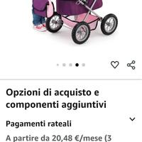 carrozzina per bambole 