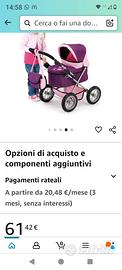 carrozzina per bambole 