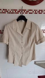 camicia vintage chic cotone elasticizzato Tg.M