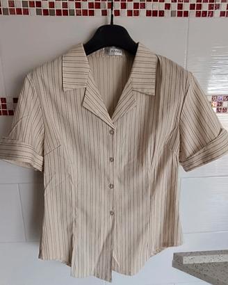 camicia vintage chic cotone elasticizzato Tg.M