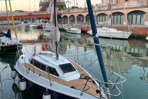 Barca a vela con teak metri 8'5 ore motore 194