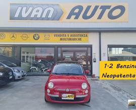 FIAT 500 1.2 BENZINA-NEOPATENTATI