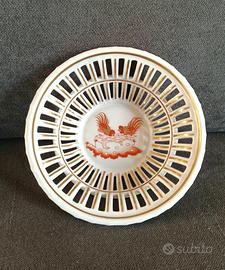 Raro cestino Richard Ginori, edizione Galli Rossi