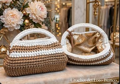 Borse fatte a mano Crochet del Loto vari modelli 