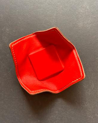 Svuota tasche ORIGAMI in Cuoio bicolore