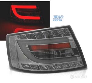 FANALI PER AUDI A6 C6 SEDAN 04-08 FUMÈ LED 7PIN