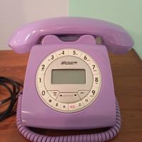 telefono vintage lilla 