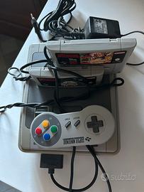 Super Nintendo con 2 giochi originali