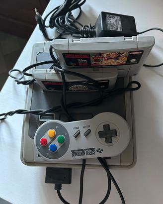 Super Nintendo con 2 giochi originali