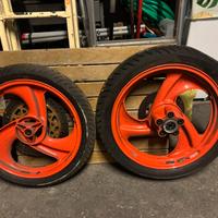 Cerchi ant e post honda nsr 125 anno 91