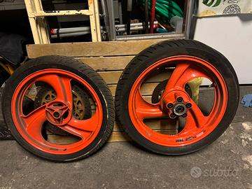 Cerchi ant e post honda nsr 125 anno 91