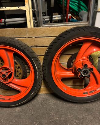 Cerchi ant e post honda nsr 125 anno 91