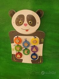 Gioco educativo legno Montessori da appendere