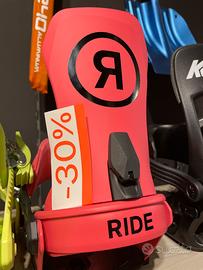 Attacchi snowboard RIDE E K2