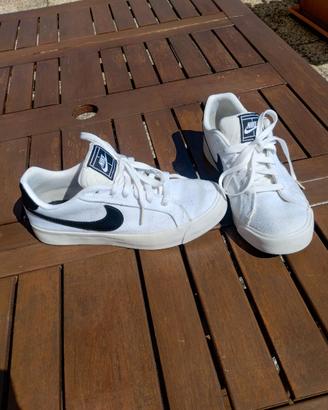 Nike bianche in cotone 38