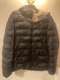 Piumino Blauer U.S.A. Bicolore con Cappuccio