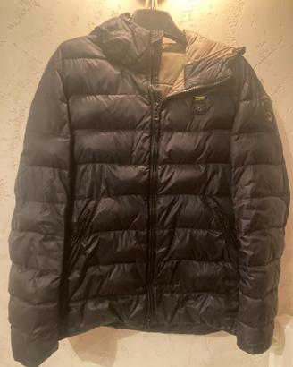 Piumino Blauer U.S.A. Bicolore con Cappuccio