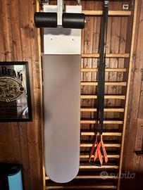 panca per addominali aggangiabile alla spalliera