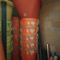 Tubi scarico macerie