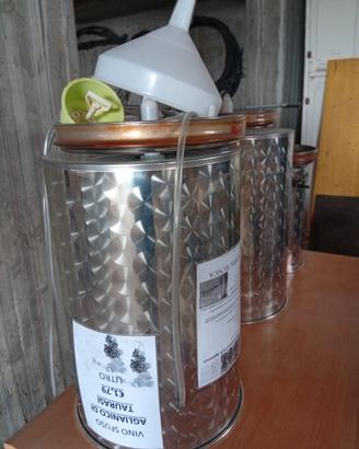 Botte in acciao 2 da 100l e 1 50 l