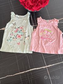 Canotte bambina 2-4 anni