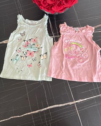 Canotte bambina 2-4 anni