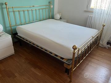 Letto matrimoniale materasso e rete
