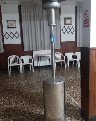 stufa a fungo a gas da esterno