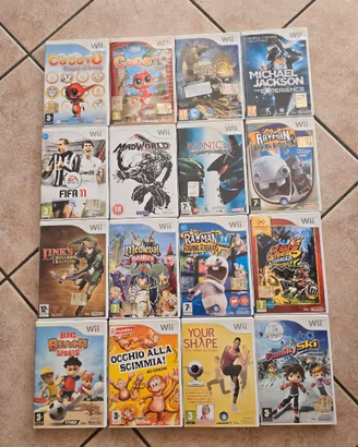 giochi nintendo Wii e balance board