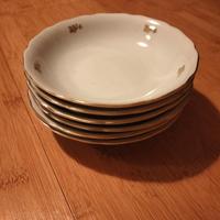 Set 6 ciotole porcellana con bordo oro RGK