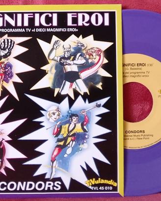 Vinile 45 Giri I MAGNIFICI EROI - CONDORS Tvl 45