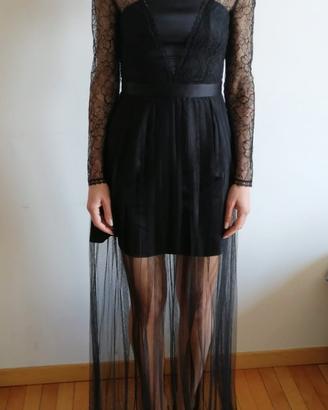 Lalabel abito tulle plisse, Pinko, taglia 40