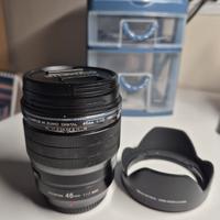 obiettivo Olympus 45mm 1.2 pro