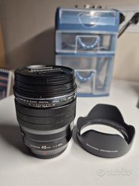 obiettivo Olympus 45mm 1.2 pro