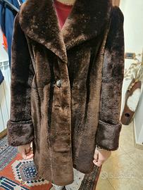 Pelliccia Cappotto Castorino Vintage 